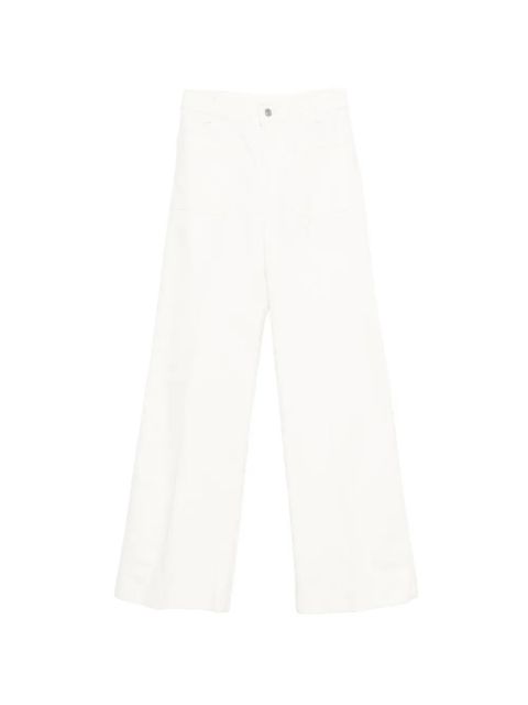 Victoria Beckham patch-pocket jeans - White - zdjęcie produktu nr 1