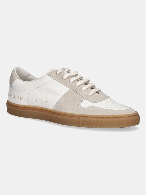 Common Projects sneakersy skórzane Bball Duo Slim damskie kolor beżowy 6194 - zdjęcie produktu nr 1