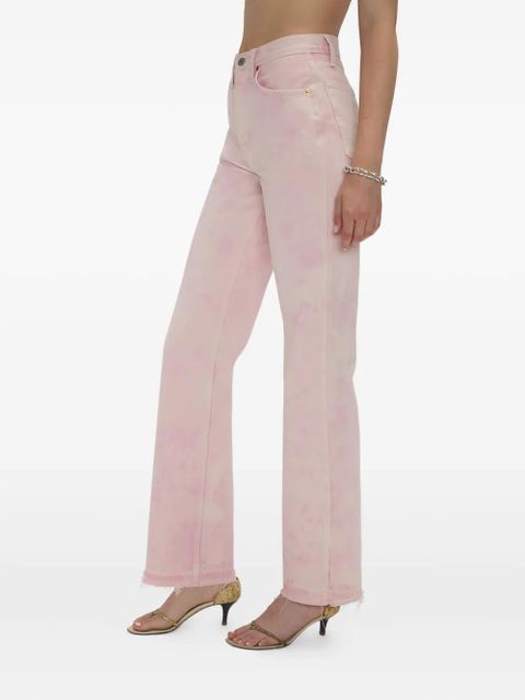 RE/DONE 90s high-rise tie-dye jeans - Pink