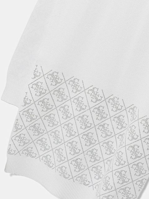 Guess szalik NORA damski kolor biały z aplikacją W5BZ21 Z2NQ2 - zdjęcie produktu nr 2