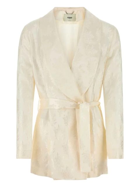 FENDI silk wrap jacket - White - zdjęcie produktu nr 1