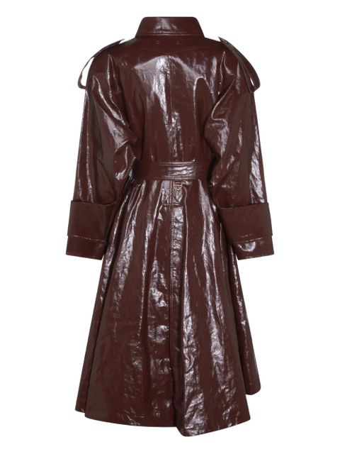 Chloé belted buttoned coat - Purple - zdjęcie produktu nr 2