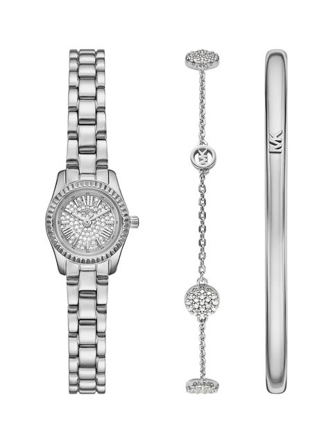 Michael Kors zegarek i bransoletki damski kolor srebrny MK4948SET - zdjęcie produktu nr 1