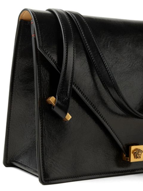 Versace Severine leather shoulder bag - Black