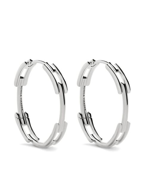Monica Vinader medium Link earrings - Silver - zdjęcie produktu nr 1