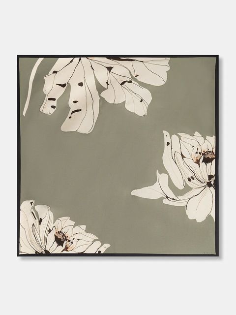 Sisley chusta damska kolor zielony wzorzysta 6TUUW51TF - zdjęcie produktu nr 1