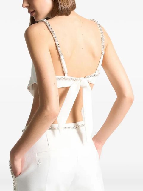 Manière De Voir Eloise embellished top - White