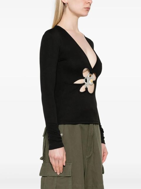 Christopher Esber Trio Stone T-shirt - Black