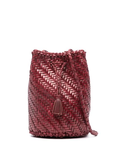 DRAGON DIFFUSION Pompom Double Jump bucket bag - Red