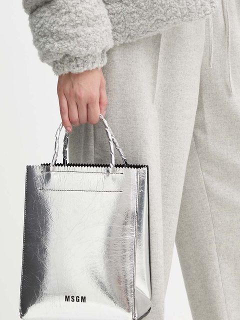MSGM torebka kolor srebrny 3741MDZ11.789