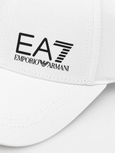 EA7 Emporio Armani czapka z daszkiem bawełniana - zdjęcie produktu nr 2