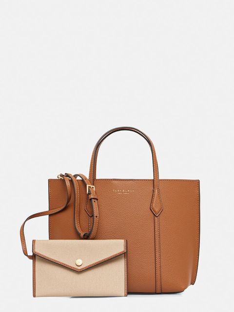 Tory Burch torebka skórzana Perry kolor brązowy 177252-200 - zdjęcie produktu nr 1