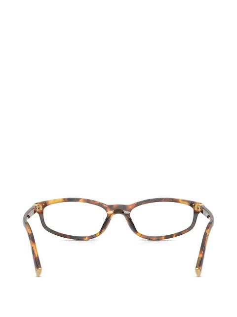 Miu Miu Eyewear tortoiseshell-pattern glasses - Brown