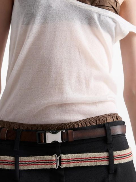 Prada kid mohair pants - Black