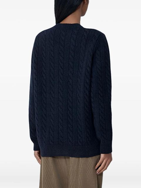 The Row cable-knit cardigan - Blue