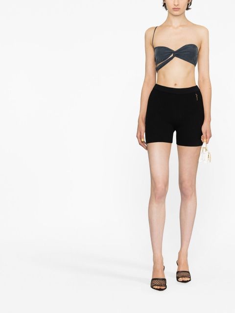 Jacquemus Le Short Pralu knitted shorts - Black