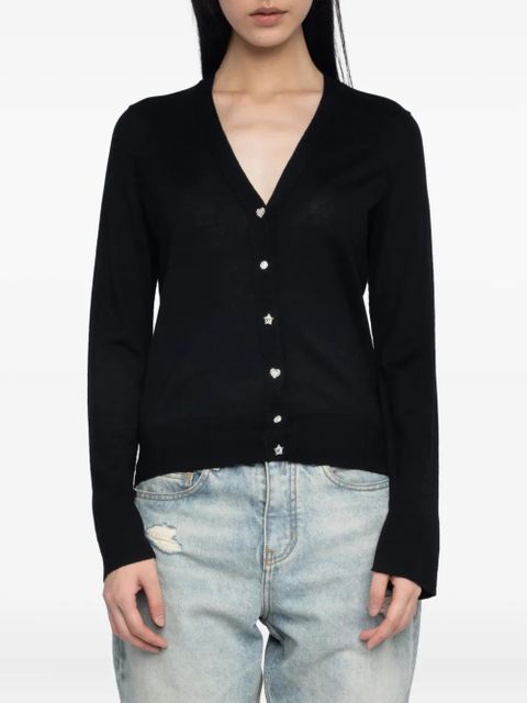 Zadig&Voltaire Jemma wool cardigan - Black