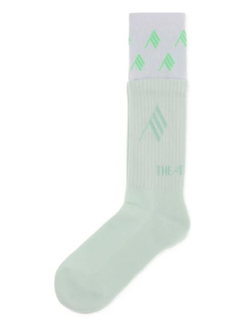 The Attico logo-detail socks - Green - zdjęcie produktu nr 1