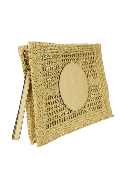 Tory Burch Ella hand-crocheted pouch - Neutrals