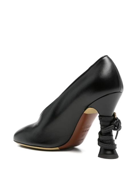 Moschino sculpted pumps - Black
