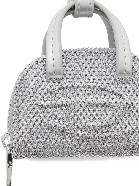 Diesel 1DR Dome bag charm - Silver