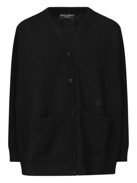 Dolce & Gabbana buttoned patch-pocket cardigan - Black - zdjęcie produktu nr 1