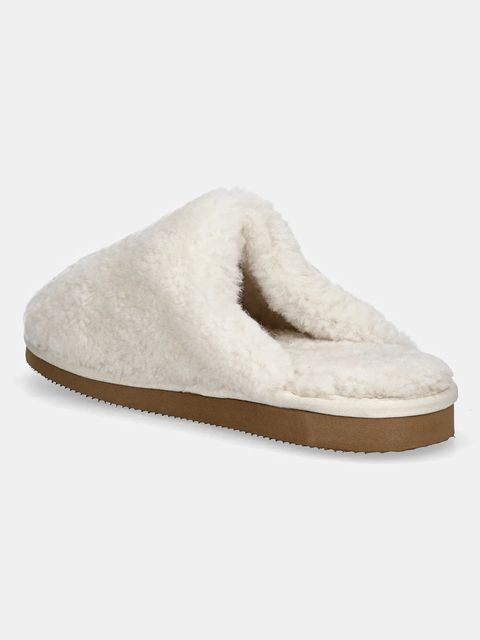 Answear.LAB kapcie wełniane kolor biały