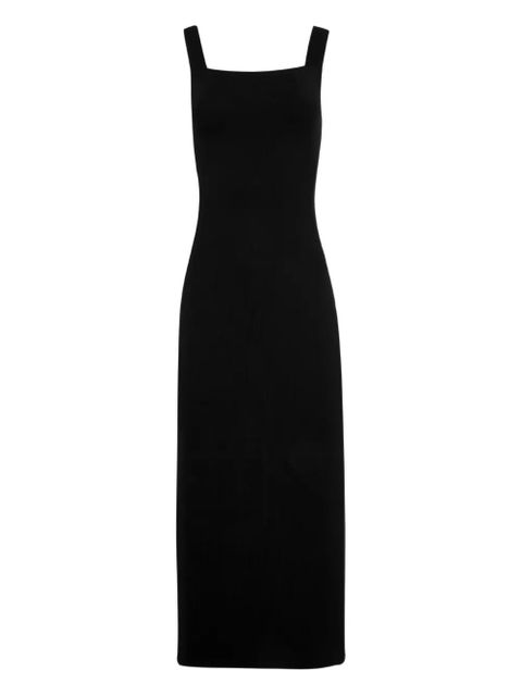 KHAITE Dixi square-neck midi dress - Black - zdjęcie produktu nr 1