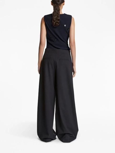 Proenza Schouler twisted-detail sleeveless blouse - Blue