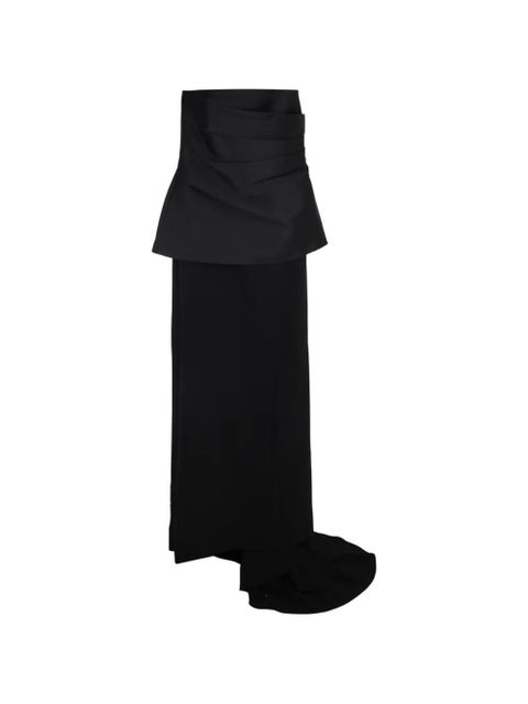 Solace London The Alia strapless dress - Black - zdjęcie produktu nr 1
