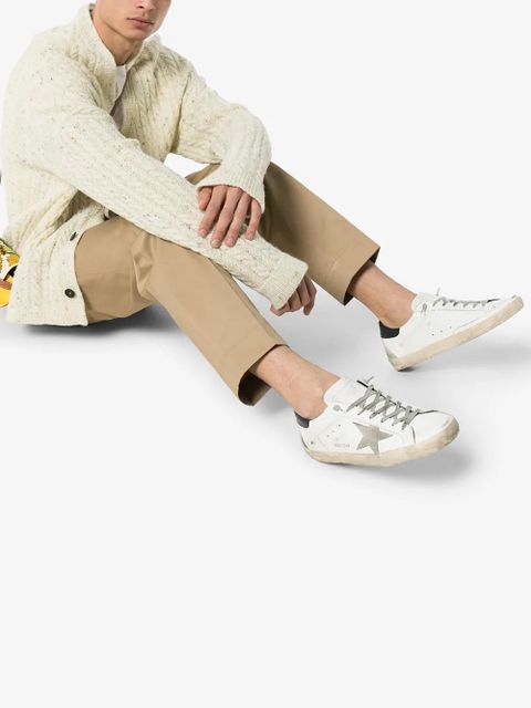 Golden Goose Super-Star distressed-effect sneakers - Neutrals - zdjęcie produktu nr 2