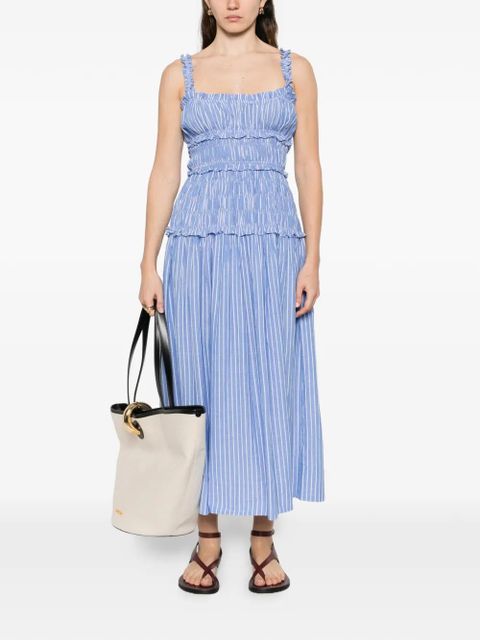 DÔEN Marianne striped midi dress - Blue - zdjęcie produktu nr 2