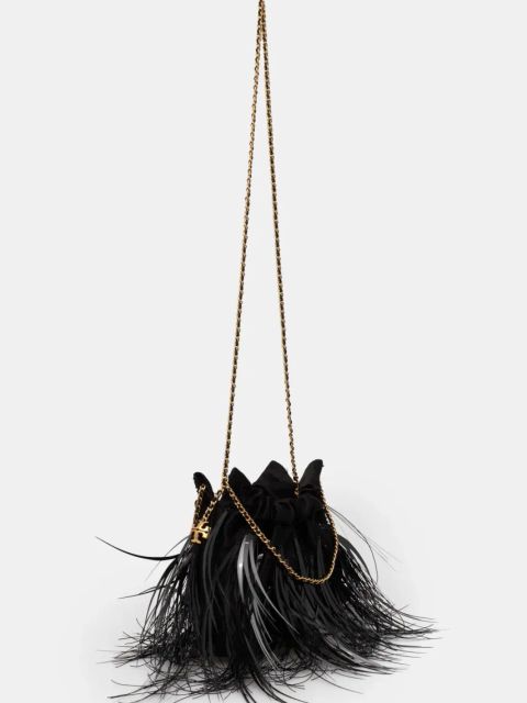 Tory Burch torebka Fleming kolor czarny 161886.001