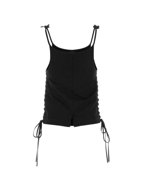 Balenciaga tie detail tank top - Black - zdjęcie produktu nr 2