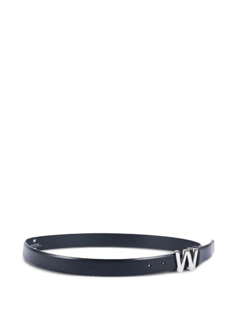 Weekend Max Mara logo-buckle leather belt - Black - zdjęcie produktu nr 2