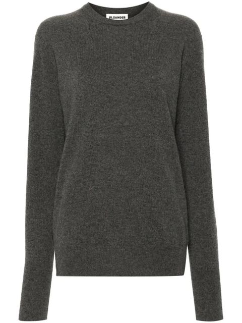 Jil Sander mélange cashmere jumper - Grey - zdjęcie produktu nr 1
