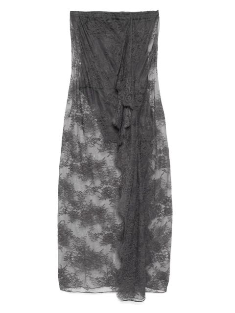 Christopher Esber floating lace dress - Grey - zdjęcie produktu nr 1
