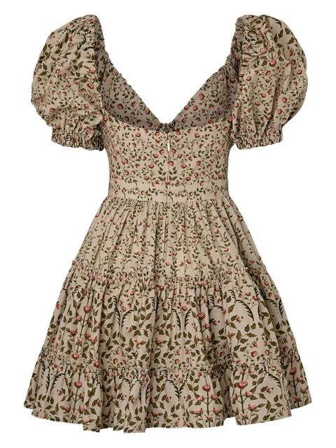 Agua By Agua Bendita Manzanilla Sueño mini dress - Neutrals