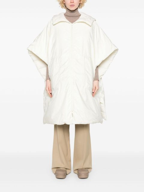 Moncler Mantella poncho - White