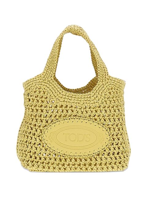 Tod's logo-patch tote bag - Yellow - zdjęcie produktu nr 1