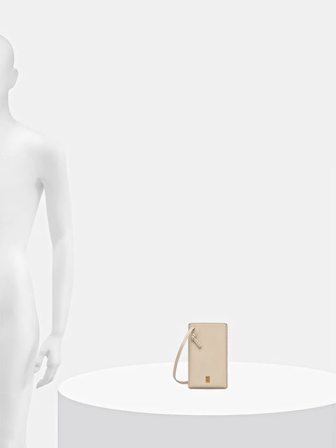 By Malene Birger pokrowiec na telefon skórzany AYA PHONE kolor beżowy 103169