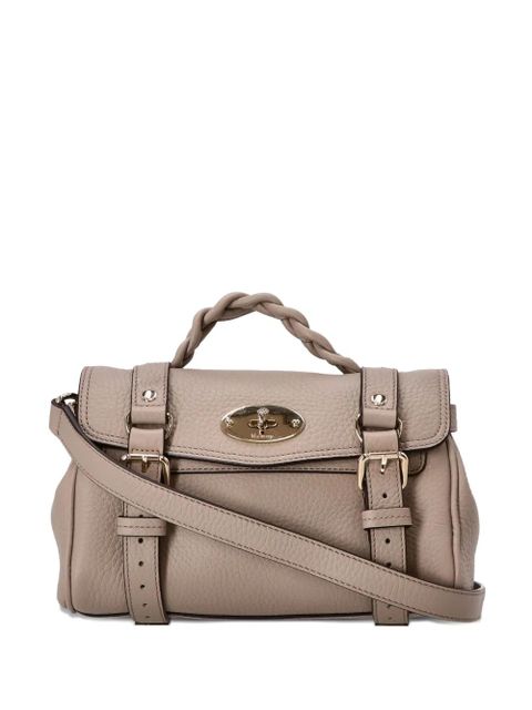 Mulberry mini Alexa braided-handle tote bag - Neutrals - zdjęcie produktu nr 1
