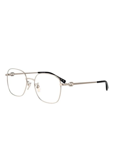 Gucci Eyewear square-frame glasses - Silver - zdjęcie produktu nr 2