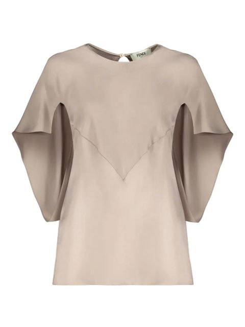 FENDI silk blouse - Neutrals - zdjęcie produktu nr 1