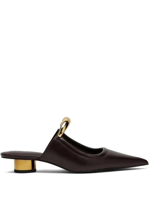 JW Pei 25mm Helena mules - Red - zdjęcie produktu nr 1