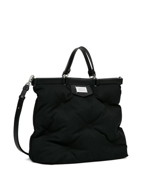 Maison Margiela Glam Slam quilted padded tote bag - Black
