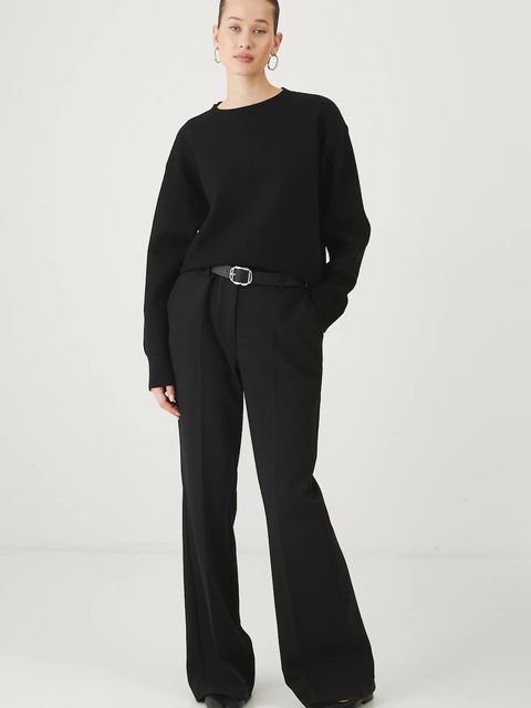 Medicine sweter damski kolor czarny lekki - zdjęcie produktu nr 2