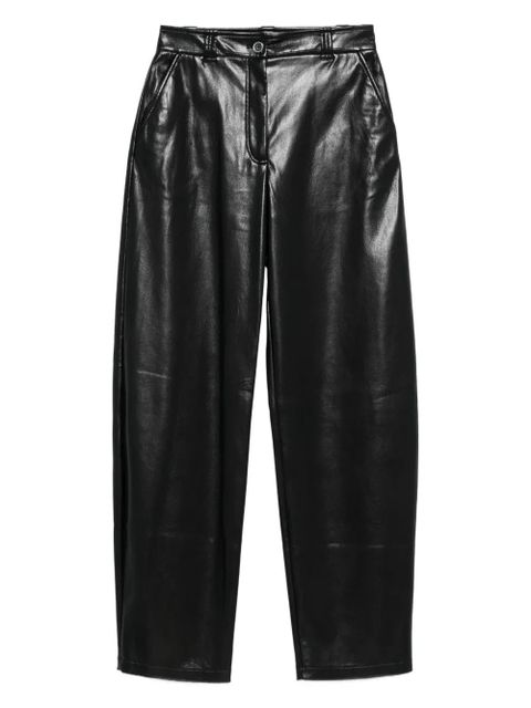 PINKO leather-effect trousers - Black - zdjęcie produktu nr 1