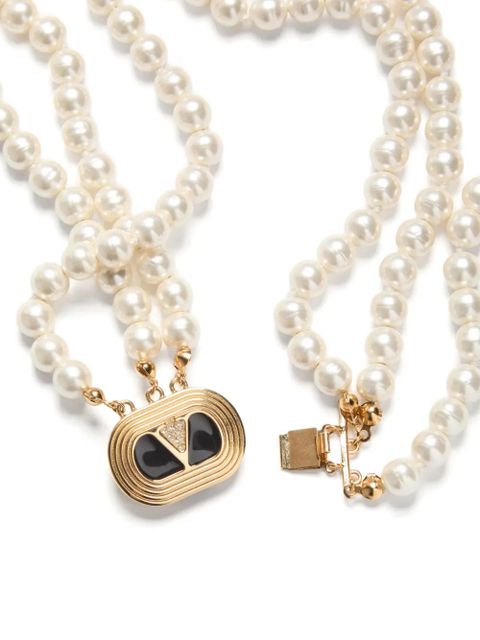 Valentino Garavani oval necklace - Gold