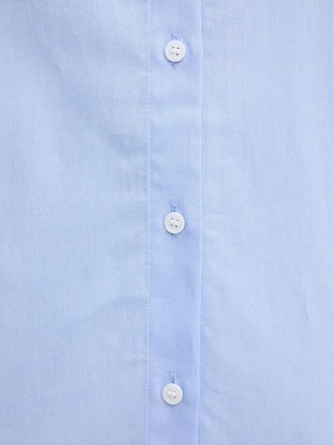 MAX&Co. koszula bawełniana damska kolor niebieski relaxed z kołnierzykiem klasycznym 2528116012200